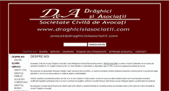 Desktop Screenshot of draghicisiasociatii.com