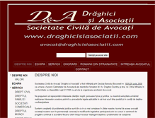 Tablet Screenshot of draghicisiasociatii.com